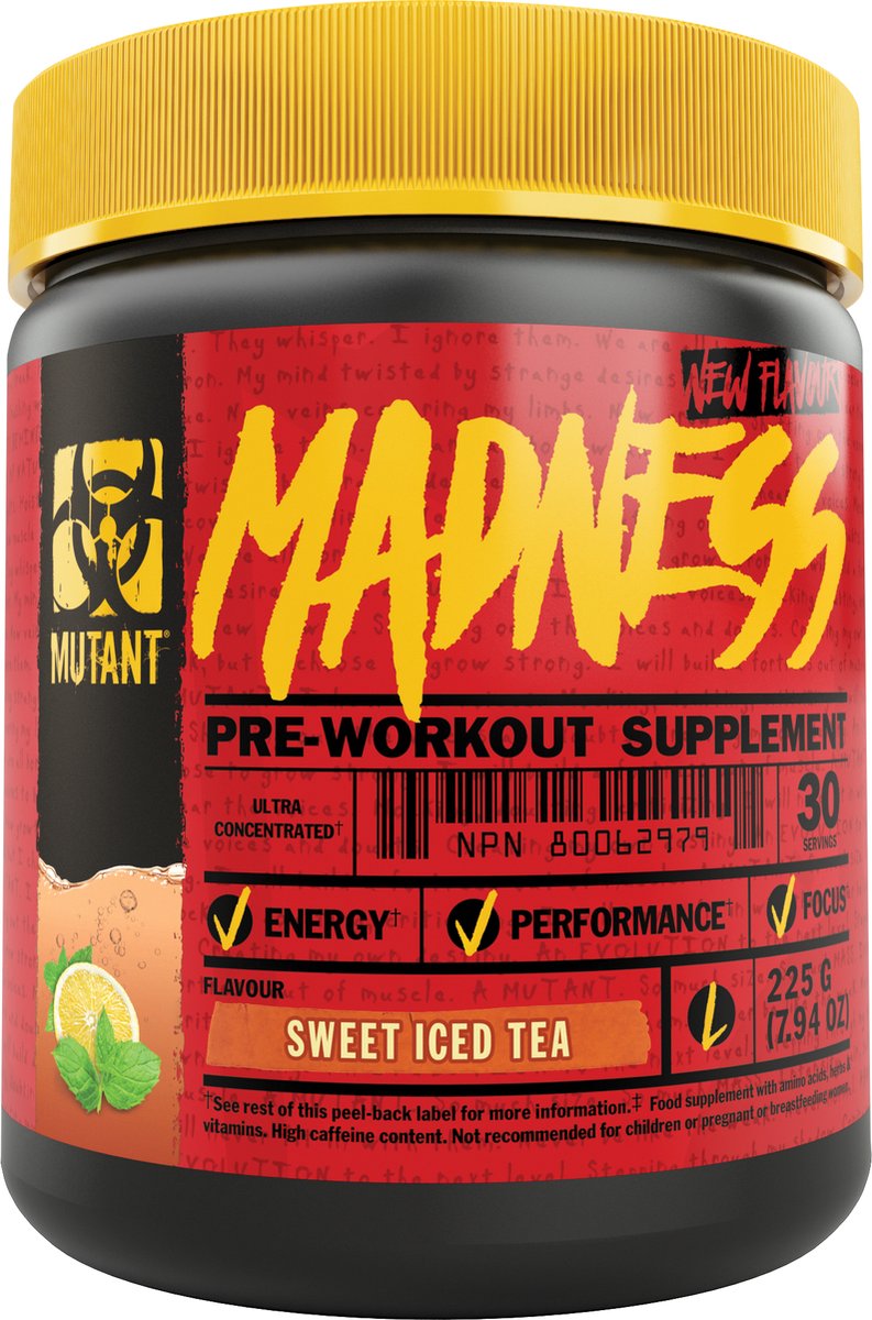 Goedkoopste Mutant MADNESS - Product Smaak Sweet Iced Tea