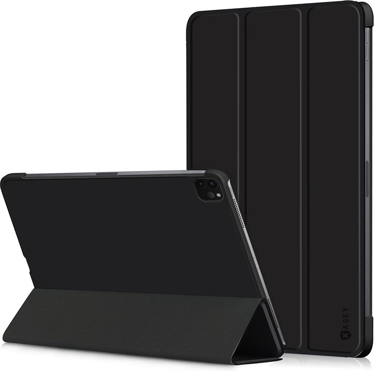 iPad Pro 2020 / 2021 Hoes (11 inch) - Zwart - Tri-Fold Book Case - Slim - Magnetisch - Apple