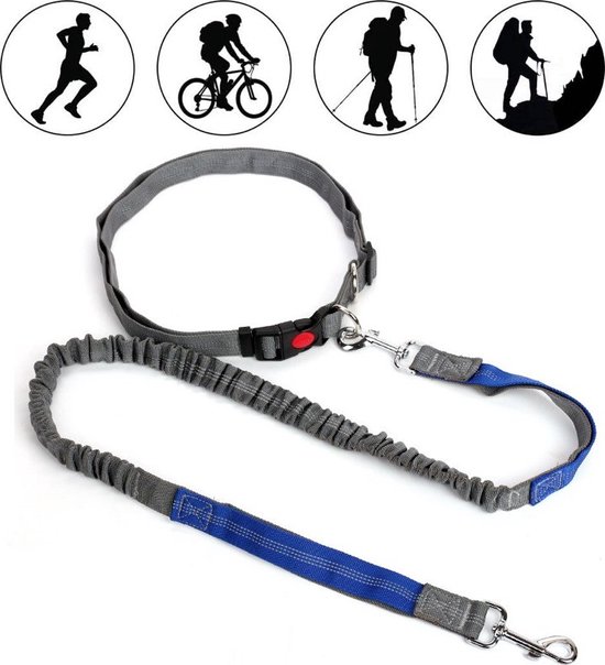 Laisses Mains-libres pour Chien Avec Ceinture Courir pour le Jogging,Sports  Active Walker Ceinture