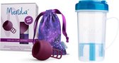 Merula - Menstruatiecup + Cupscup - One size - Galaxy paars