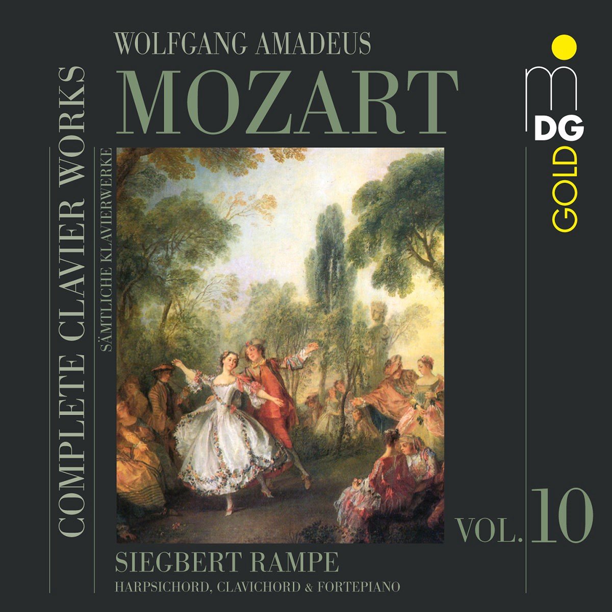 Siegbert Rampe - Mozart: Complete Clavier Works Vol. 10 (CD)