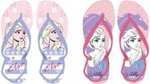 Roze/lila teenslippers van Disney Frozen maat 26/27