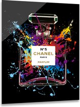 ter Halle® Glasschilderij 60 x 80 cm | Chanel Parfume Paint