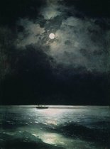Ivan Aivazovsky - Black Sea at Night (1879)