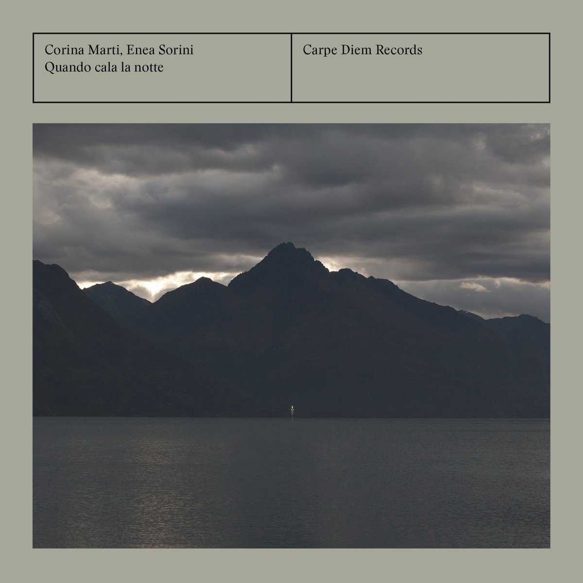 Corina Marti & Enea Sorini - Quando Cala La Notte (CD)