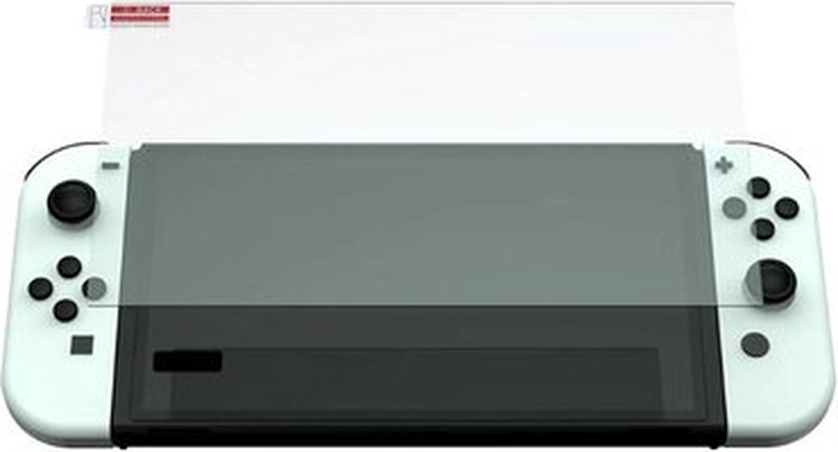 Screenprotector geschikt voor Nintendo Switch OLED Tempered Glass 1 stuk Transparant