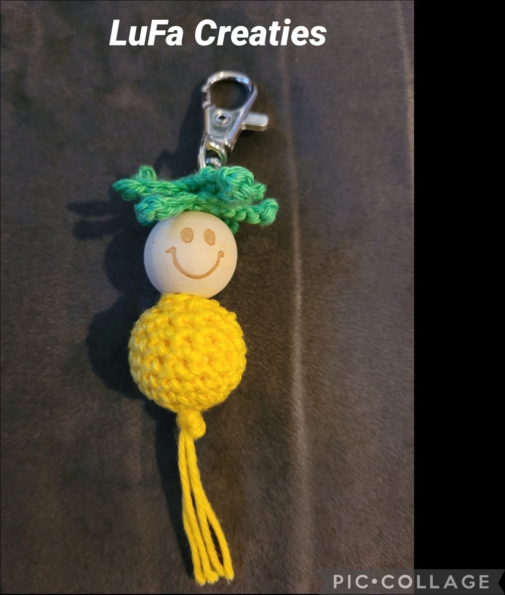 Sleutelhanger Gelukspoppetje Ananas