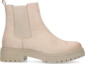 Sacha - Dames - Beige leren chelsea boots - Maat 39