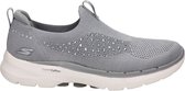 Skechers Go Walk 6 dames instapper - Grijs - Maat 39