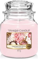 Yankee Candle Medium Jar Geurkaars - Christmas Eve Cocoa