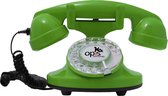 Opis FunkyFon RETRO telefoons - met draaischijf - groen