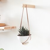 Mini Hanging Planter - Loop Living - Met Pot - Blush