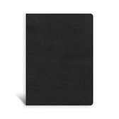 CSB Single-Column Wide-Margin Bible, Black LeatherTouch