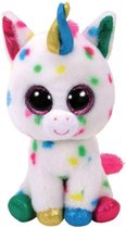 TY Beanie Boo pluche UNICORN KNUFFEL HARMONIE - TY BEANIE BOO HARMONIE EENHOORN KNUFFEL 15 cm HOOG - Leuke schattige knuffel