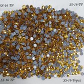 DMC Strass steentjes, Topaz Rhinestones Hotfix Steentjes Flatback SS16 (3.80-4.00mm) 1440st (10 Gross)| Strasstenen van Glas | Hotfix Glittersteentjes | Glitter steentjes voor turnpakje , Rit