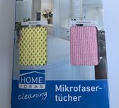 schoonmaken keuken schoonmaak doekjes set van 2 microvezel doekjes