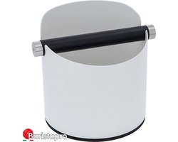 BaristaPro Uitklopbak Rond Wit - 138mm