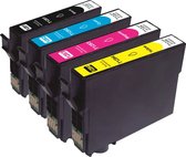 MediaHolland® Huismerk T1281-T1284 inktpatronen set van 4 stuks