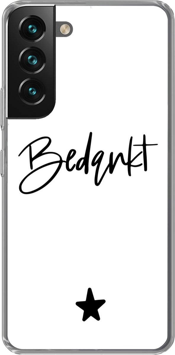 Telefoonhoesje Geschikt voor Samsung Galaxy S22 hoesje - Spreuken - Collega - Bedankt - Quotes - Siliconen Telefoonhoesje Telefoonhoesje
