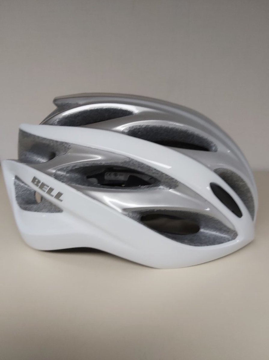 Bell - Overdrive - Fietshelm - M 55 / 59 cm  - 245 g - wit zilver