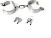 Prolink Novelties® - Press lock handboeien - handcuffs - stainless steel - luxe uitvoering