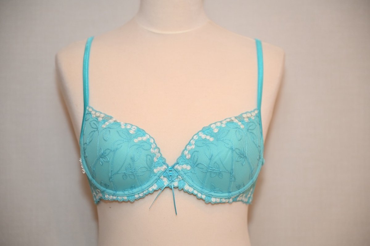 Selmark Lingerie Bari BH - voorgevormd - A-E cup - turquoise - maat E80