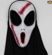 Partychimp Gezichtsmasker Horror Alien Halloween - PVC