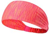 Sport hoofdband - Zweetband - Antislip - Haarband - one size - Rood