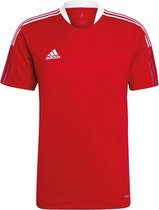 adidas - Tiro 21 Training Jersey - Voetbalshirt - S - Rood