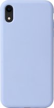 Iphone XR silicone TPU case blauw