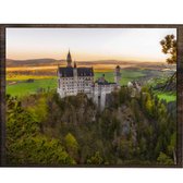 Eagle® Diamond Painting Volwassenen - Diamond Painting XXL - Kasteel op Berg - 100x80cm