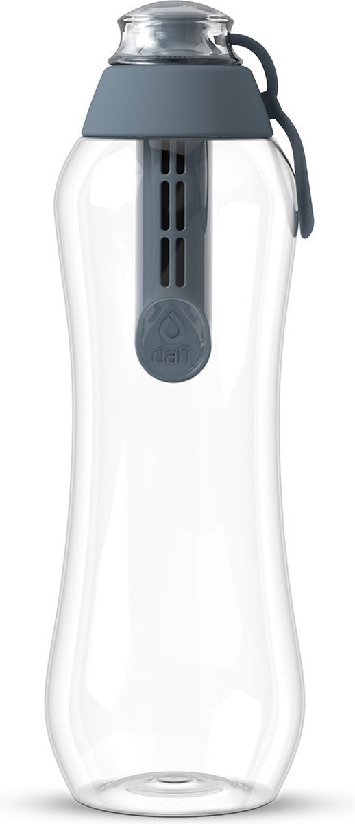 Fles met Filter Dafi POZ00970 Blauw Grijs Staal 500 ml