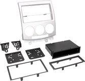 2 Din Radiomontageframe voor Mazda 5 (2005-2010) - Zilver