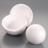 styropor bol 20cm 2-delig , tempex bal 200mm uit 2 delen 3 stuks