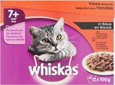 WHISKAS Whis multipack pouch senior vlees in saus