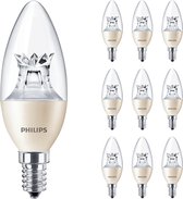 Voordeelpak 10x Philips MASTER LEDcandle E14 B38 5.5W 822 Helder - Vervangt 40W.
