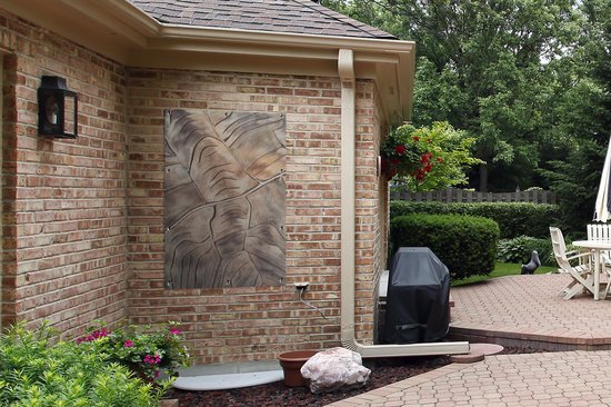 Affiche de jardin A vol d'oiseau à travers les terres agricoles espagnoles - 80x120 cm - Jardin