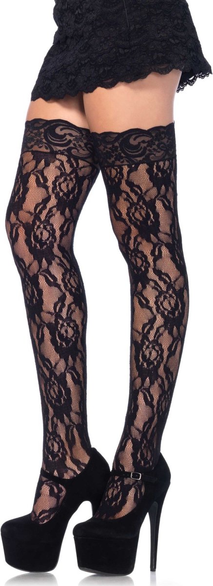 Rose Lace Stockings