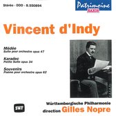 Various Artists - D'indy: Medee/Karadec/Souvenirs (CD)