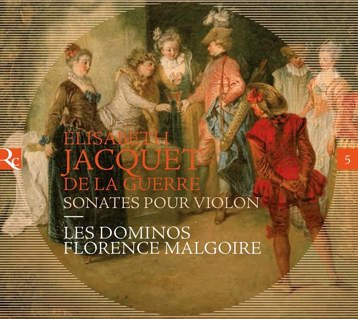 Les Dominos, Florence Malgoire - De La Guerre: Sonates Pour Violon (CD)