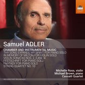 Michelle Ross, Michael Brown, Cassatt String Quartet - Adler: Piano And Chamber Music (CD)