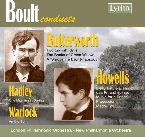Boult dirigeert Butterworth, Howells, Hadley, Warlock. Portretten van mannen. Lyrita. London Philharmonic Orchestra.