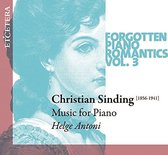Helge Antoni - Forgotten Piano Romantics Vol. 3 Piano Music (CD)