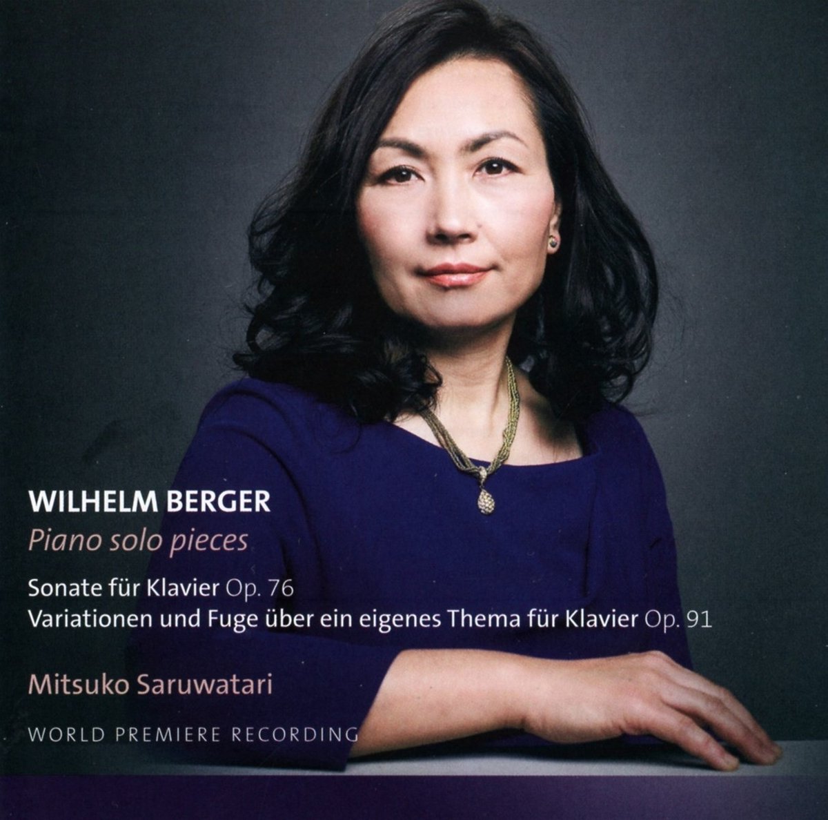 Mitsuko Saruwatari - Berger: Piano Solo Pieces World, Premiere Recording (CD)