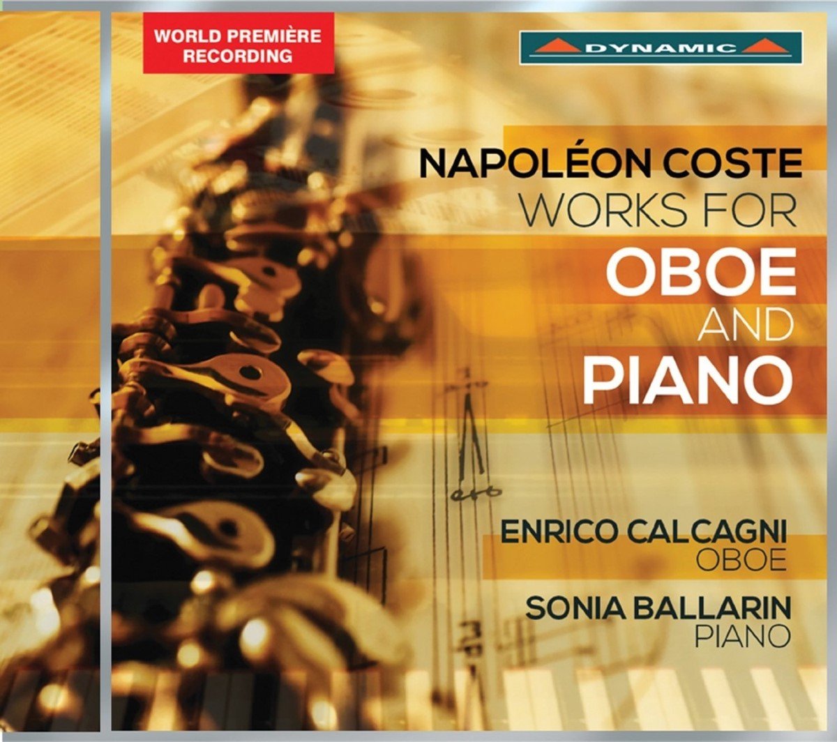Enrico Calcagni & Sonia Ballarin - Napoleon Coste Works For Oboe & Piano (CD)