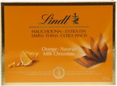 Lindt Swiss Thins - melkchocolade Orange-Naranja - 125g