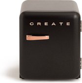 CREATE RETRO FRIDGE 48L ROSE GOLD - Réfrigérateur Noir