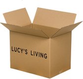 Lucy’s Living Luxe sierkussen GIORGIA Zwart – D60 H40 cm - polyester - wonen - interieur – woonaccessoires - kussens