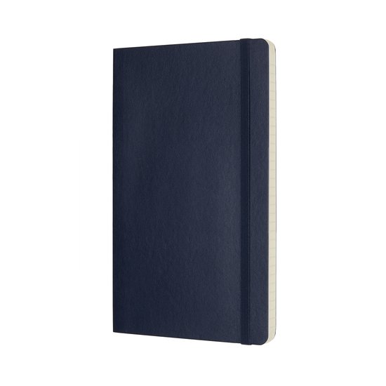 Moleskine Classic Notitieboek - Large - Softcover - Gelinieerd - Saffier Blauw - Moleskine