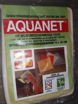 Aquanet  spoel en stofreinigingsdoek 14x20 cm 2 doekjes